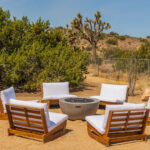 relaxing firepit to roast smores and watch the stars